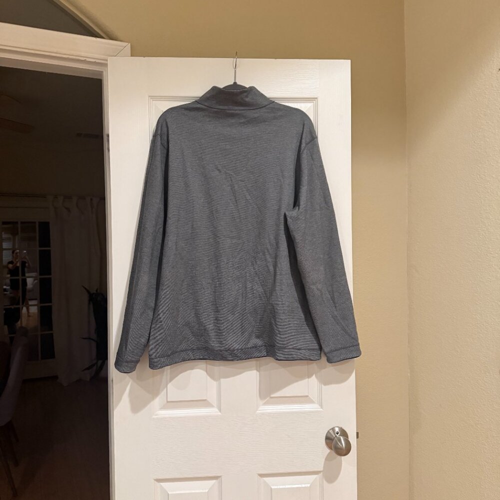 Johnston & Murphy Reversible Solid Quarter-Zip - image 2